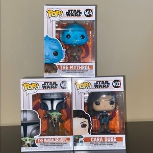 star wars the madalorian funko pops